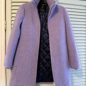 J. Crew Women's Purple Trench Coat